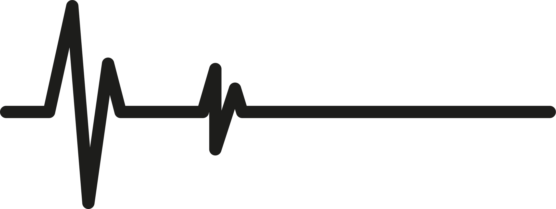 heartbeat illustration isolated vector 